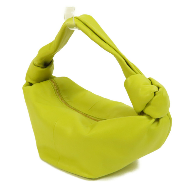 BOTTEGA VENETA 牛皮皮革Mini Double Knot金扣手挽袋-2