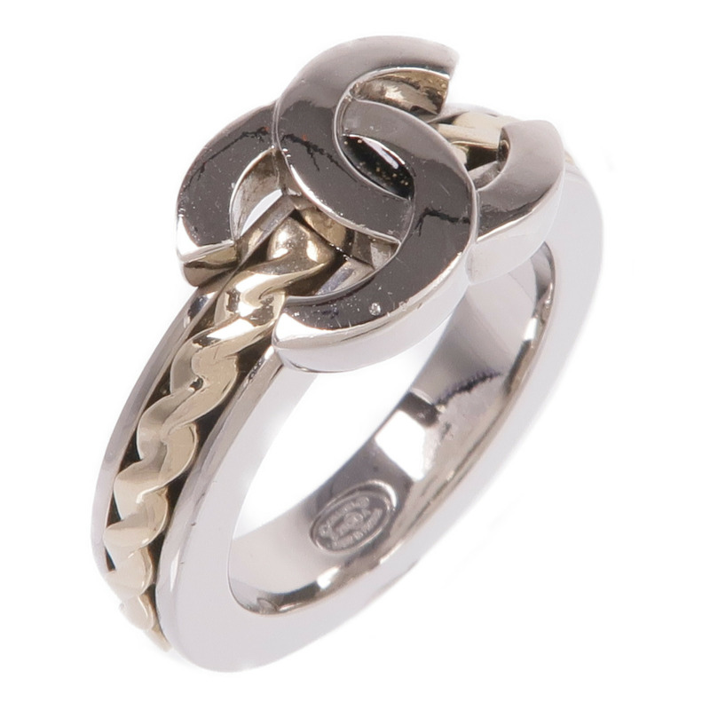 CHANEL 金屬Ring戒指US#6-0