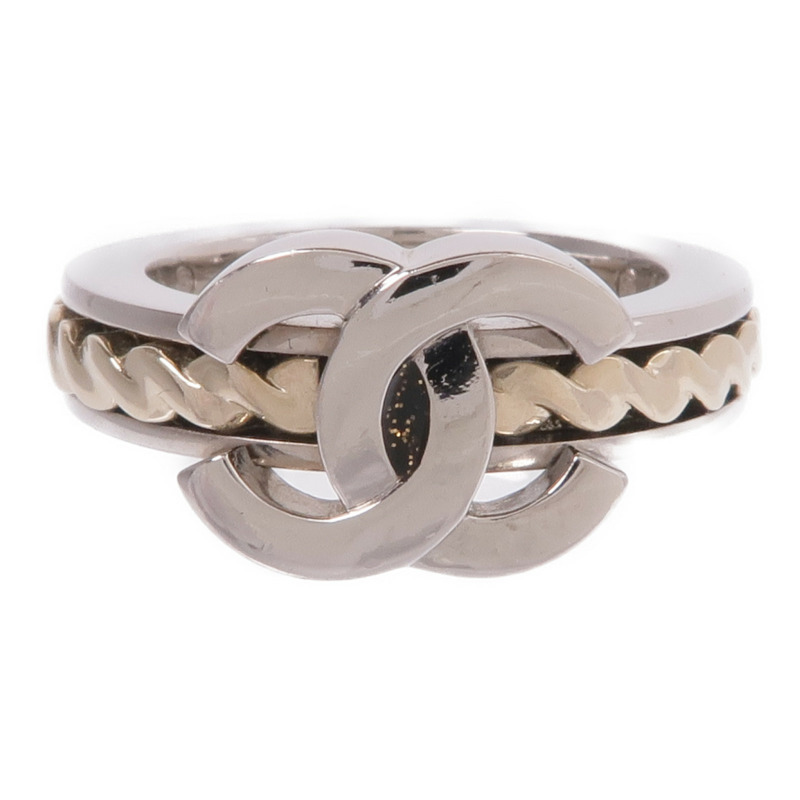 CHANEL 金屬Ring戒指US#6-1
