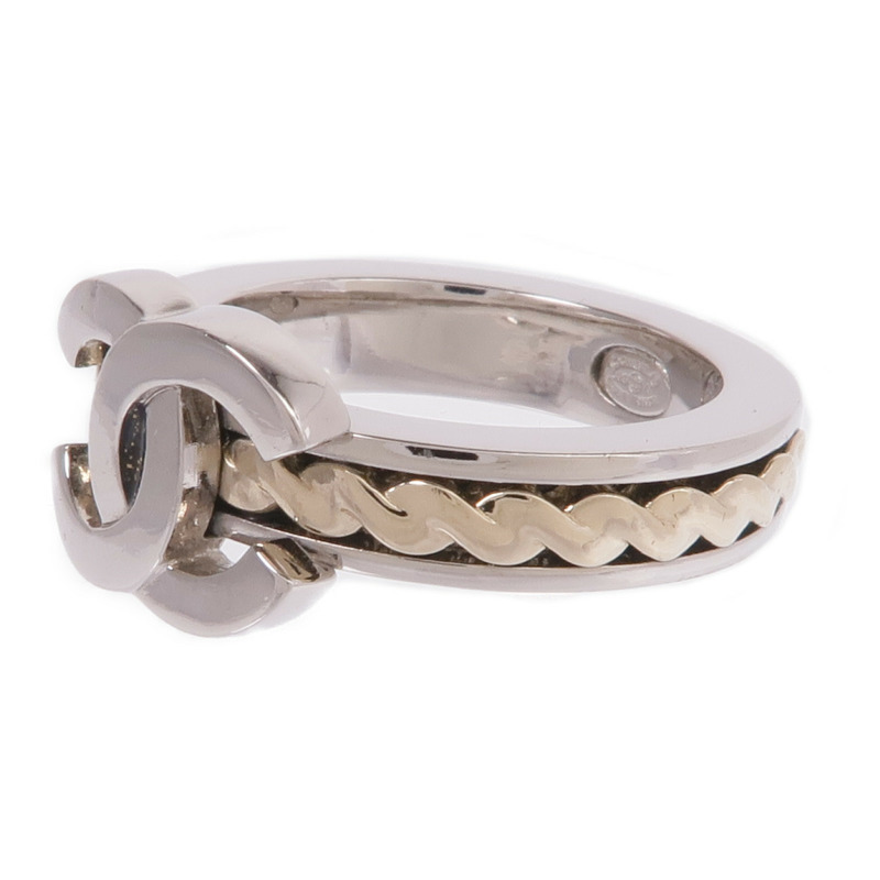 CHANEL 金屬Ring戒指US#6-2