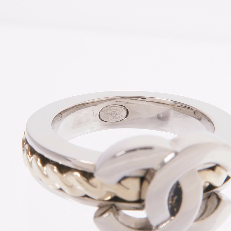 CHANEL 金屬Ring戒指US#6-4