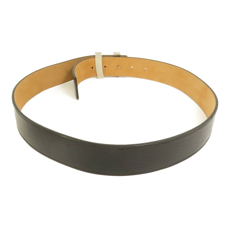 LOUIS VUITTON Epi Belt銀扣皮帶-2