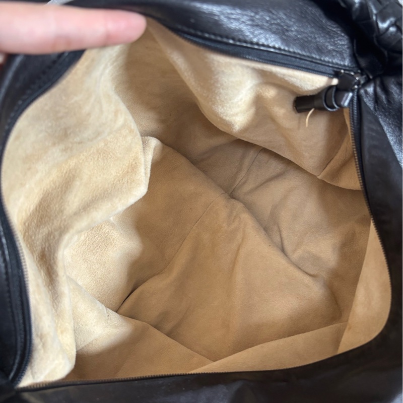 🖤bv 黑色編織打結和尚包 手提包 單肩包-4