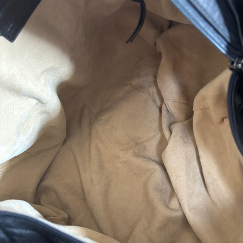 🖤bv 黑色編織打結和尚包 手提包 單肩包-5