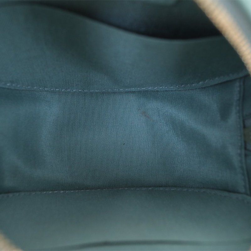 CHANEL 19BAG小圓餅包綠色羊皮29開金銀扣肩背包-2