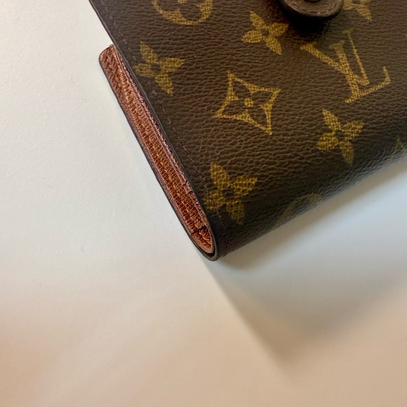 ✔️LV Louis Vuitton 路易威登 Monogram M61674 蝴蝶釦中夾-6