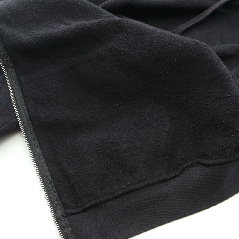 鉻心 (CHROME HEARTS) 連帽衛衣,拉鍊款,純棉材質,黑色,XS碼,二手男款-6
