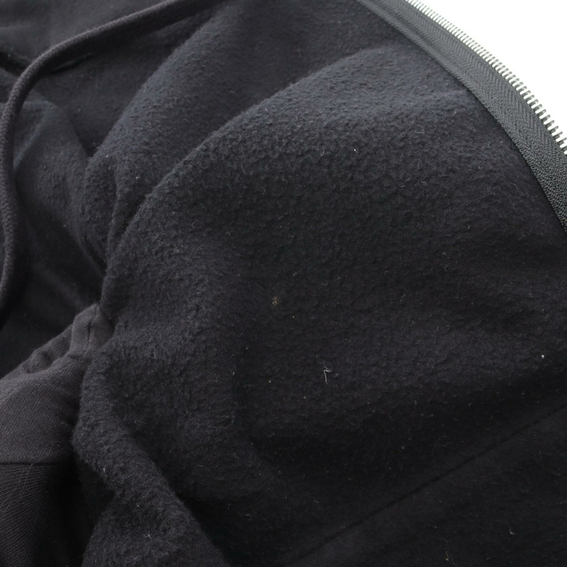 鉻心 (CHROME HEARTS) 連帽衛衣,拉鍊款,純棉材質,黑色,XS碼,二手男款-7