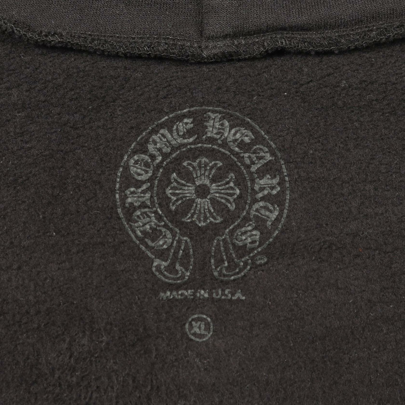 CHROME HEARTS DOVER STREET MARKET 連帽衛衣,純棉材質,黑色,二手男款,XL碼-2