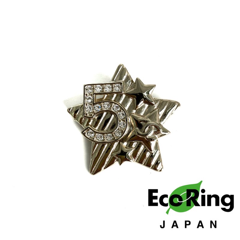 ☆Chanel香奈兒 Gold Tone Metal Rhinestone Star Brooch L25B 金色金屬水鑽星星胸針 L25B -257021390-0