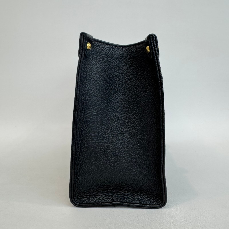 Louis Vuitton/路易威登on the go芯片款小號黑色拼米色25cm-10