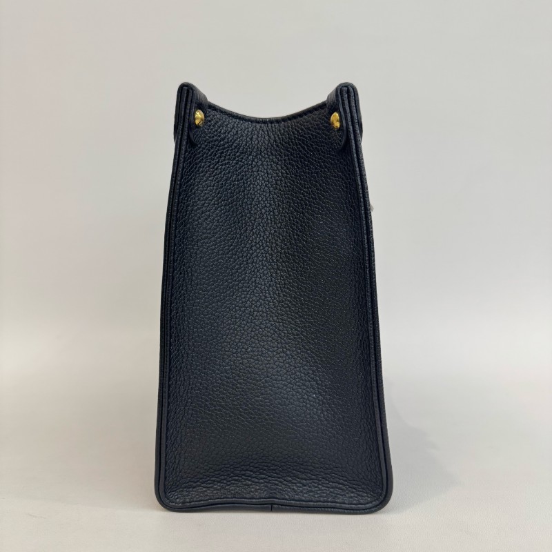 Louis Vuitton/路易威登on the go芯片款小號黑色拼米色25cm-11