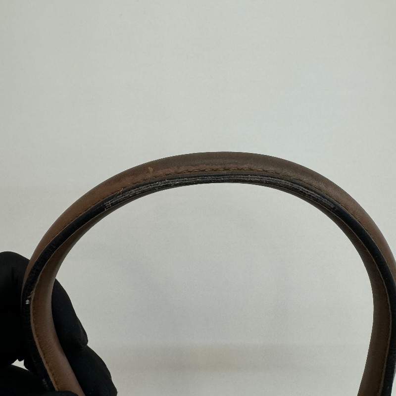 Burberry/巴寶莉格紋帆布牛皮單肩斜挎包-19