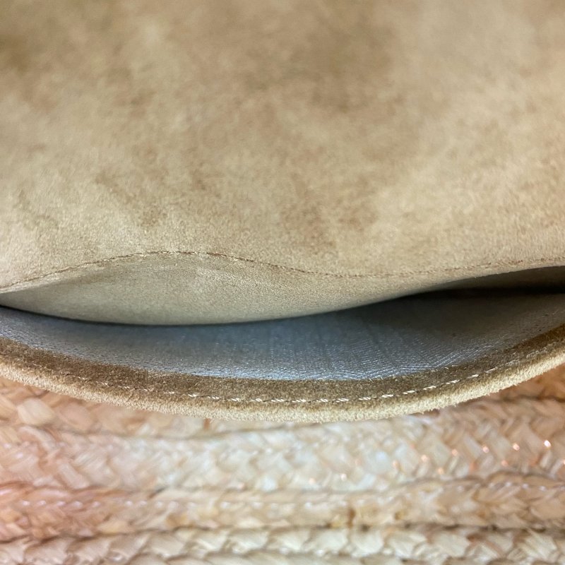 ☆ Loewe 羅意威 Orange Calfskin Raffia Gate Shoulder Bag 橙色小牛皮拉菲草肩揹袋 - 257022306-16