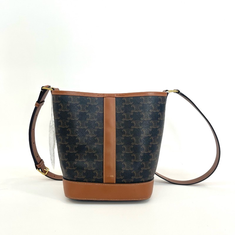 賽琳水桶老花小號單肩斜挎包23年。-0