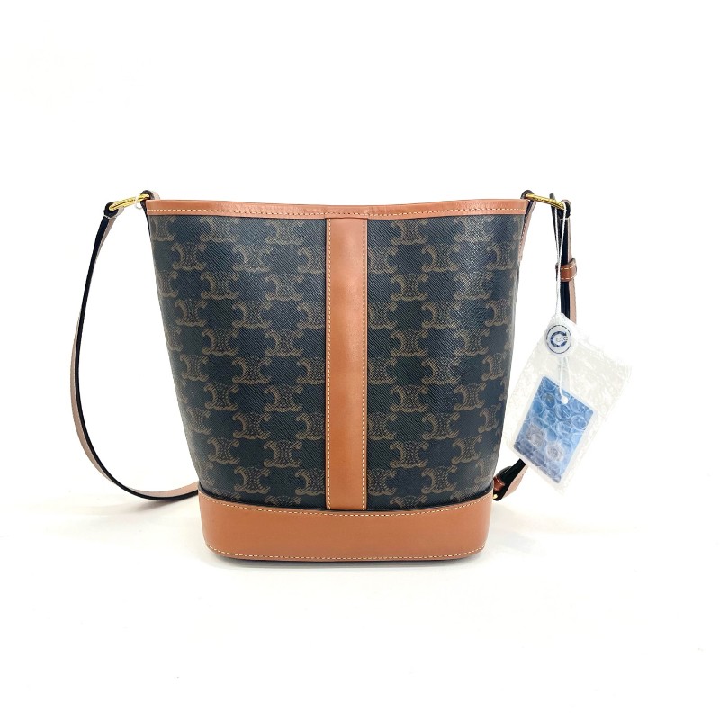 賽琳水桶老花小號單肩斜挎包23年。-1