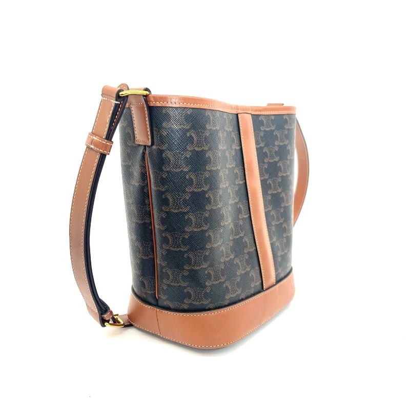 賽琳水桶老花小號單肩斜挎包23年。-2