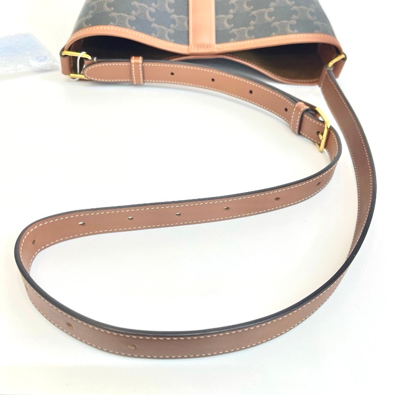 賽琳水桶老花小號單肩斜挎包23年。-6