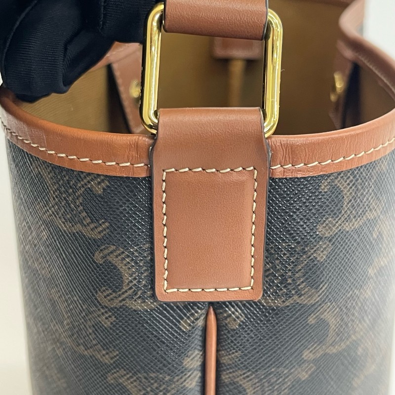 賽琳水桶老花小號單肩斜挎包23年。-13