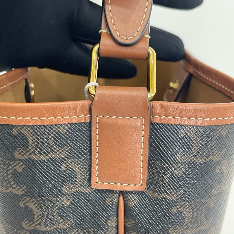 賽琳水桶老花小號單肩斜挎包23年。-14