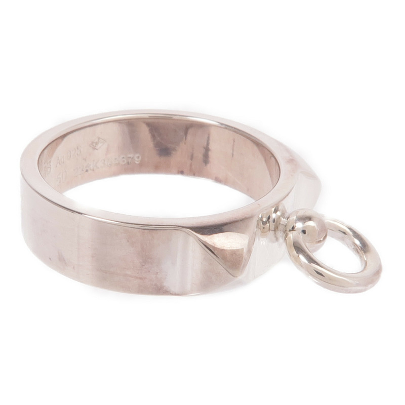 HERMES 925純銀Collier de chien Ring戒指Hermes#50/US#5.25-3