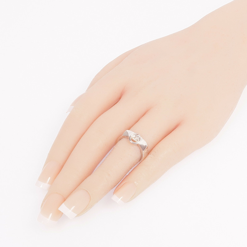 HERMES 925純銀Collier de chien Ring戒指Hermes#50/US#5.25-6