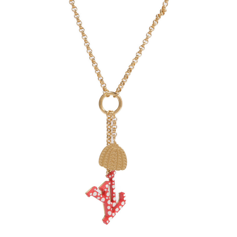LOUIS VUITTON 金屬LV x Yayoi Kusama Necklace項鍊-0
