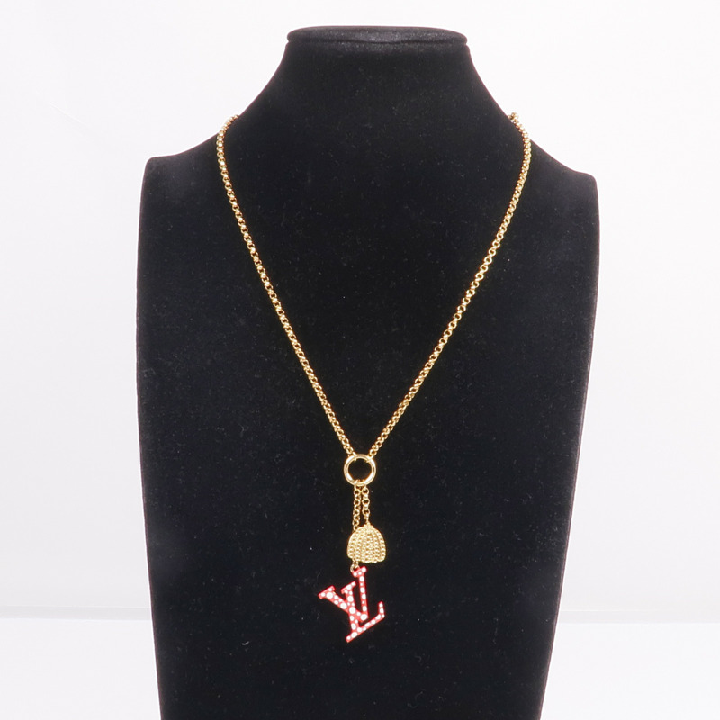 LOUIS VUITTON 金屬LV x Yayoi Kusama Necklace項鍊-9