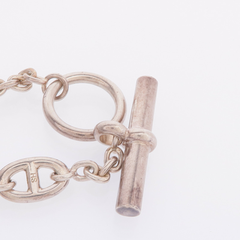 HERMES 925純銀Chaine d'ancre Bracelet手鏈-5