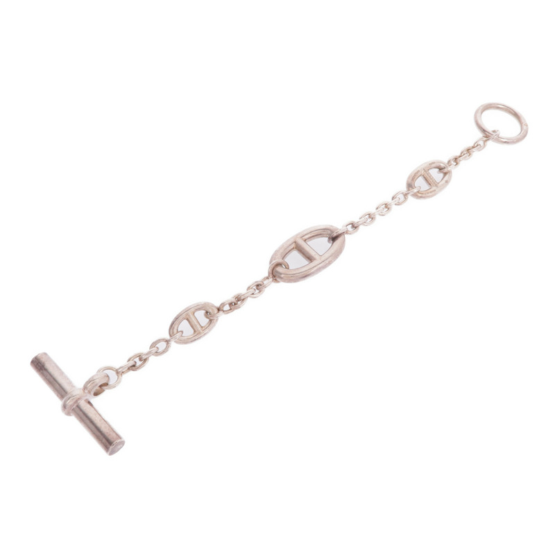 HERMES 925純銀Chaine d'ancre Bracelet手鏈-6
