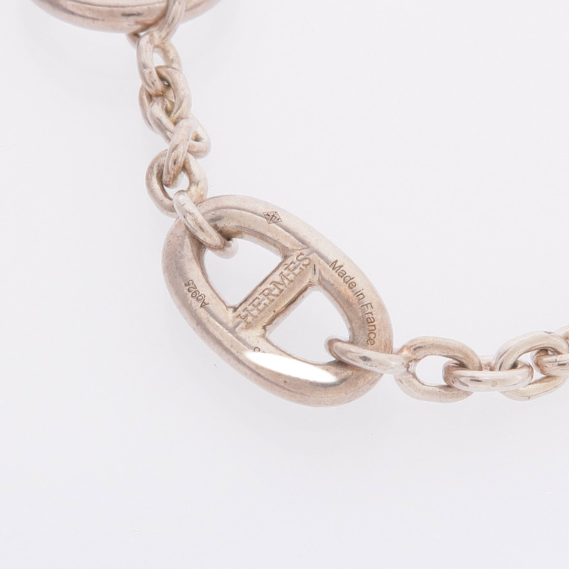 HERMES 925純銀Chaine d'ancre Bracelet手鏈-7