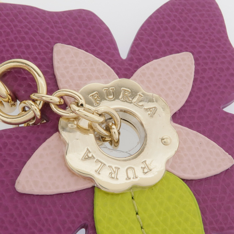 Furla 皮革Key Ring金扣鑰匙圈-6