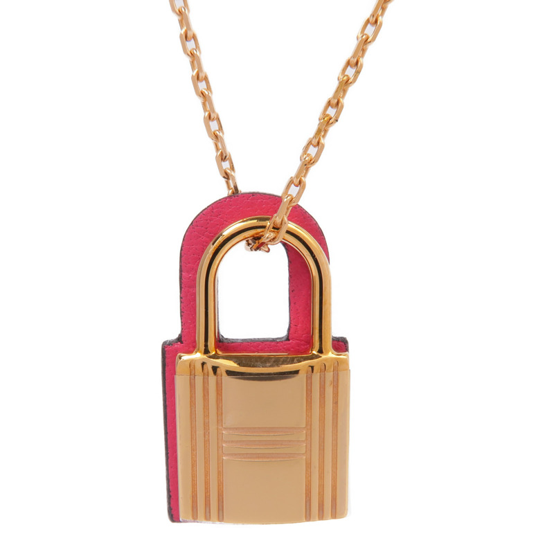 HERMES 金屬/Swift皮革O'Kelly Pendant項鍊-2