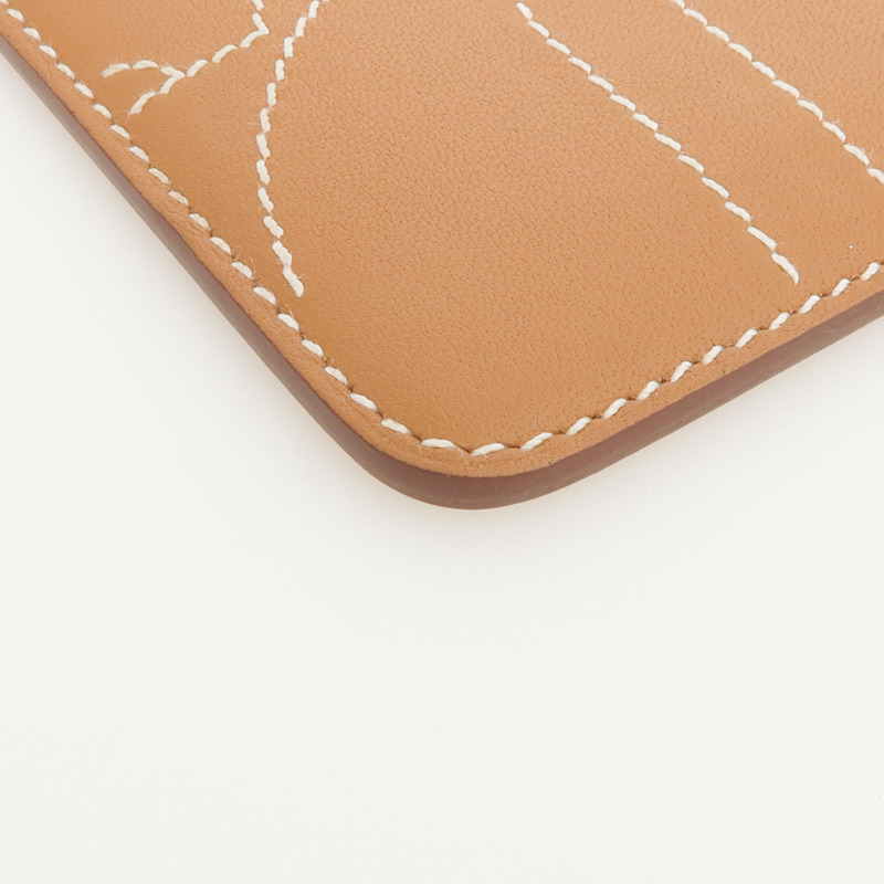 HERMES Swift皮革Horse MagSafe Card Holder卡片套Gold-7