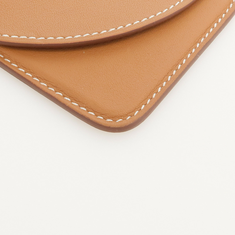 HERMES Swift皮革Horse MagSafe Card Holder卡片套Gold-8