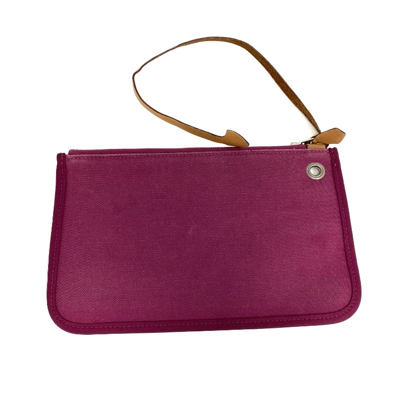 ☆ Hermes 愛馬仕 Purple & Beige Canvas & Smooth Calfskin Herbag 31 2Way Bag [P] 紫色和米色帆布和滑面小牛皮31兩用袋 [P] - 257022688-26