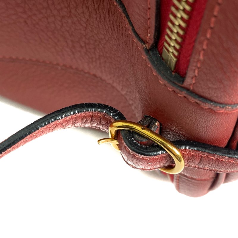 △ Hermes 愛馬仕 Brown Red Clemence Calfskin Gold Plated Metal Intercity Vanity Case Stamp [R] 棕紅色粒紋小牛皮鍍金金屬化妝箱[R]刻 - 257020922-12