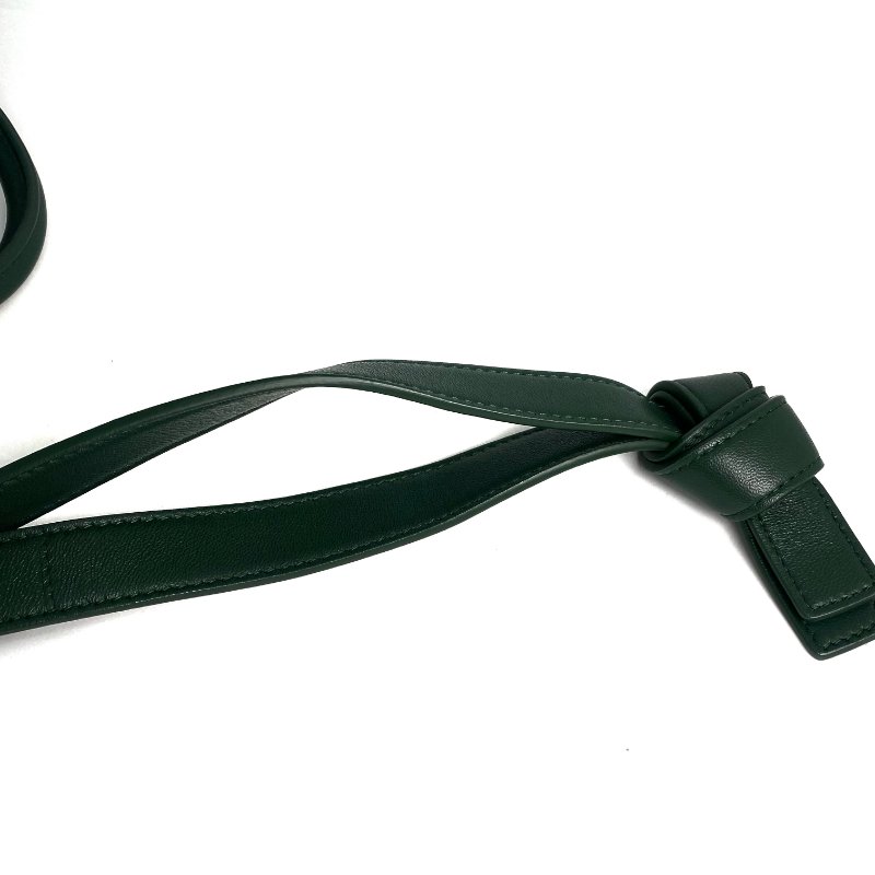 △ Bottega Veneta 寳緹嘉 Dark Green Lambskin 2 Way Bag 深綠色小羊皮兩用袋 - 257022328-11