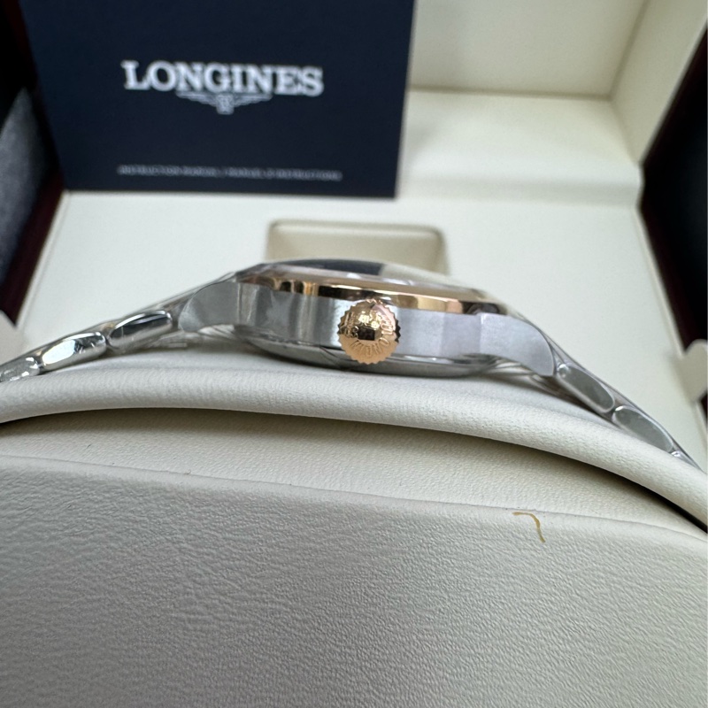 韓系小姊姊，復古風格 瑞士機械錶 Longines 浪琴 18K金-8