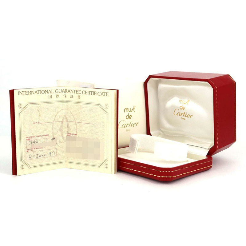 卡地亞 Must 21SM 雙色 W10075R6 SSxYG 石英錶-7