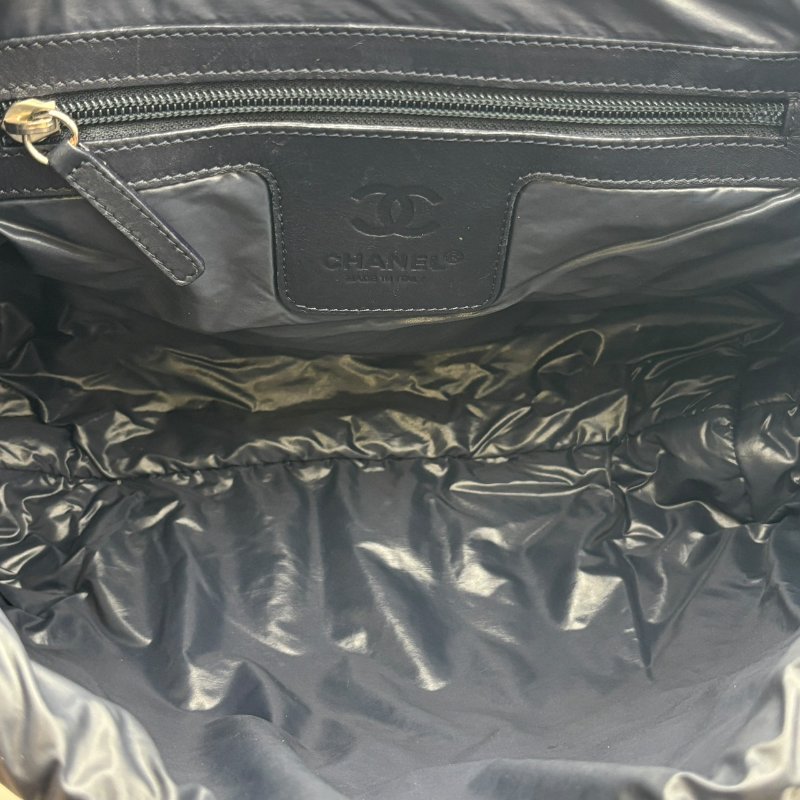 【美收精品】CHANEL 黑綠色尼龍肩背包 B-981【隔月月中將轉賣至日本 上架期限30天】-13