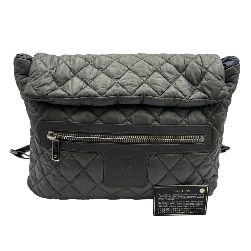 【美收精品】CHANEL 黑綠色尼龍肩背包 B-981【隔月月中將轉賣至日本 上架期限30天】-18