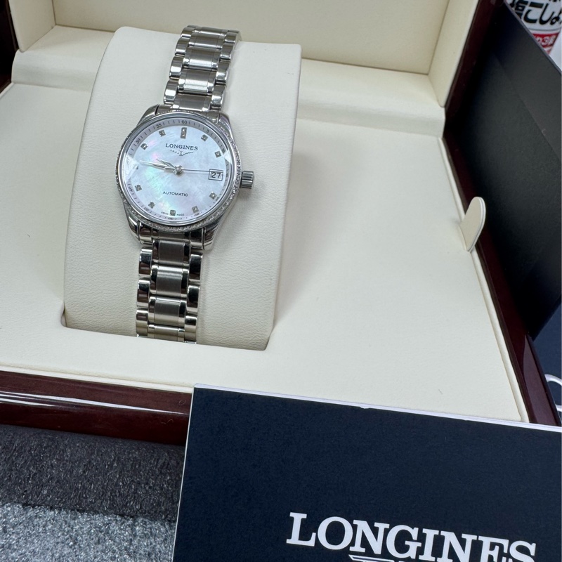 巨擘master 瑞士機械錶 浪琴鑽錶 迷你珠寶錶 雙圈真鑽-1