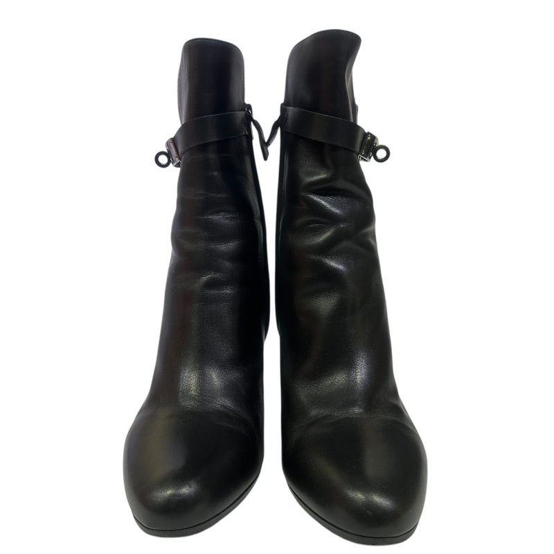 【美收精品】HERMES黑色KELLY短靴 4-532-6