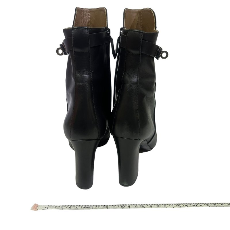 【美收精品】HERMES黑色KELLY短靴 4-532-16