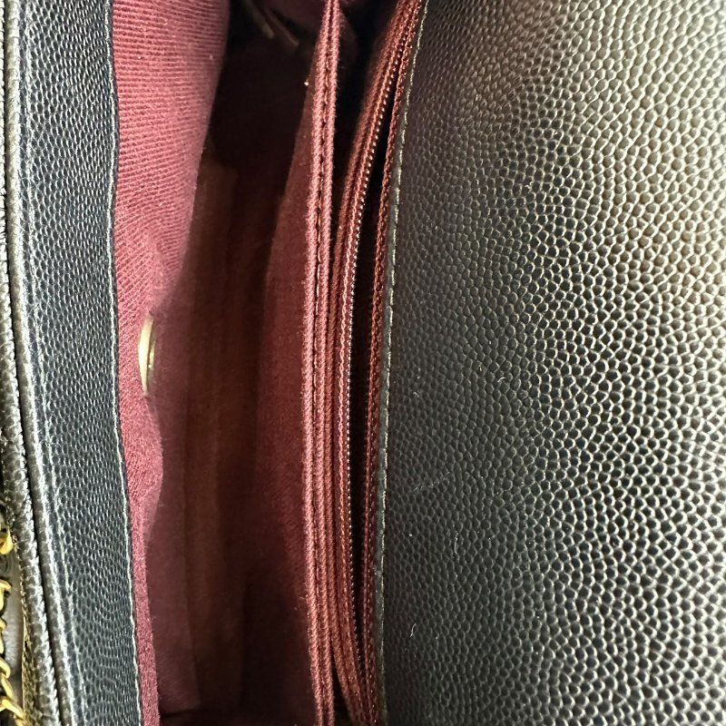 【美收精品】CHANEL 黑色牛皮荔枝紋COCO HANDLE B-984【隔月月中將轉賣至日本 上架期限30天】-10