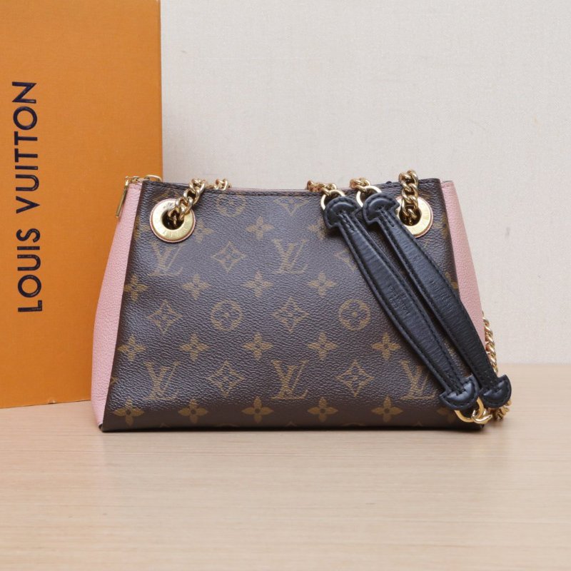 LOUIS VUITTON SureneBB24老花PVC金扣2019肩背包-0
