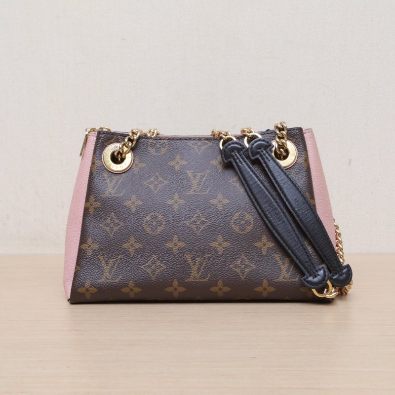 LOUIS VUITTON SureneBB24老花PVC金扣2019肩背包-1