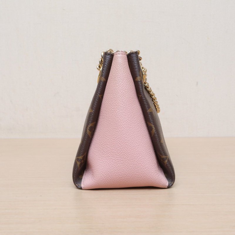 LOUIS VUITTON SureneBB24老花PVC金扣2019肩背包-4