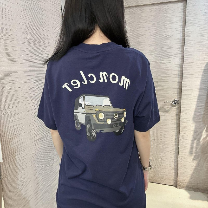 💎Han's house精品服飾💎 moncler 聯名 Mercedes-Benz 短T T恤 短袖-5